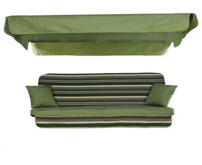 Комплект подушок для гойдалки Ost-Fran SEATTLE 170x110x7 см, тканина 2109/426-417 3082 фото