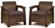 Комплект крісел пластикових Keter Corfu Duo, коричневий 894913110 фото 1