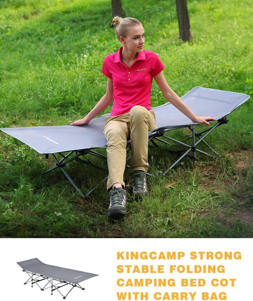 Розкладачка KingCamp Campig Bed(KC8005) MID GREY KC8005 MID GREY фото