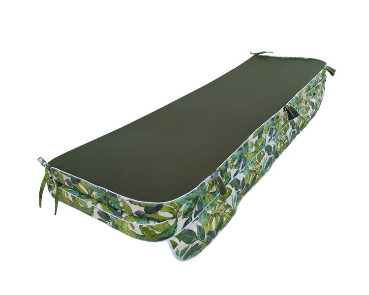 Комплект подушок до гойдалки eGarden ONA VERDE 180x110x6 з темно-зеленим тентом 120х210 5251 фото