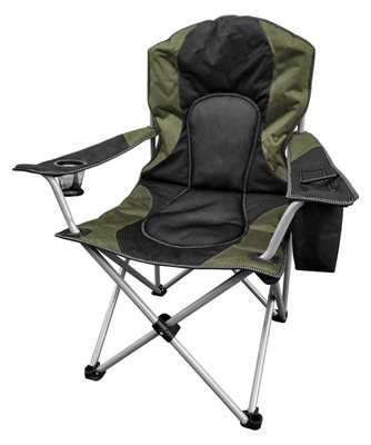 Портативне крісло Time Eco TE-17 SD-140, чорно-зелене 4000810001279 фото