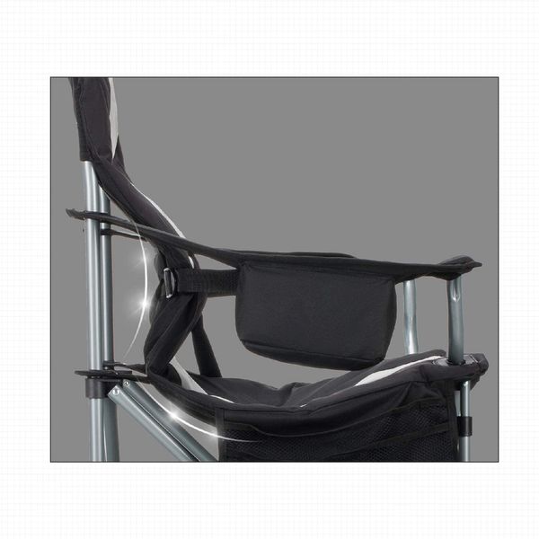 Кресло KingCamp Deluxe Hard Arms Chair(KC3888) BLACK/MID GREY KC3888 BLACK/MID GREY фото