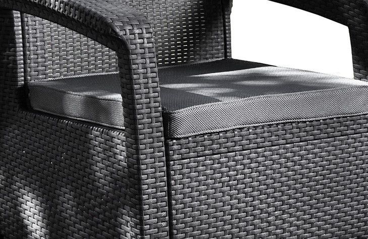 Комплект крісел пластикових Keter Corfu Duo, сірий 894913114 фото