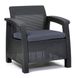 Комплект крісел пластикових Keter Corfu Duo, сірий 894913114 фото 2