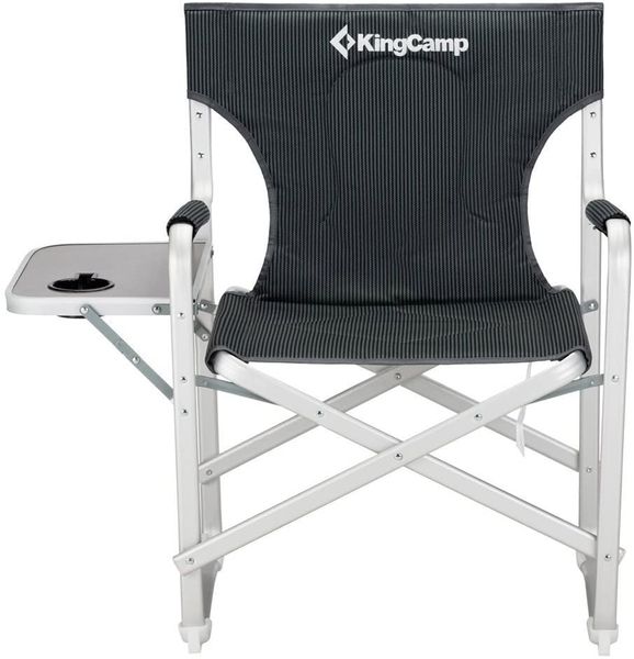 Крісло KingCamp Deluxe Director chair(KC3821) BLACK STRIPE KC3821 BLACK STRIPE фото