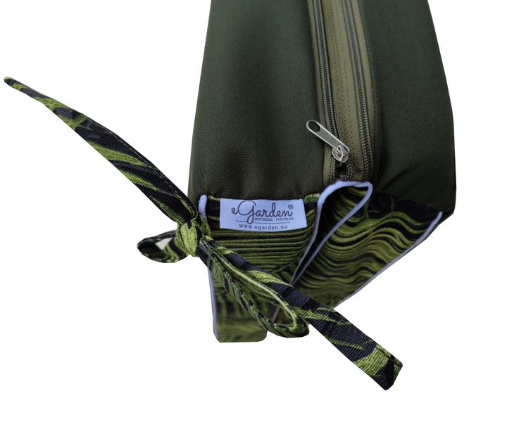 Комплект подушок для гойдалки eGarden KENTIA 170x110x6 темно-зелений тент 120х200 5253 фото
