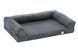 Лежак для собак eGarden Comfort Box, кордовий велюр 50х75 сірий 6054 фото