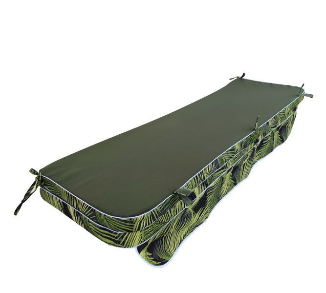 Комплект подушок для гойдалки eGarden KENTIA 170x110x6 зелений тент 120х200 5255 фото
