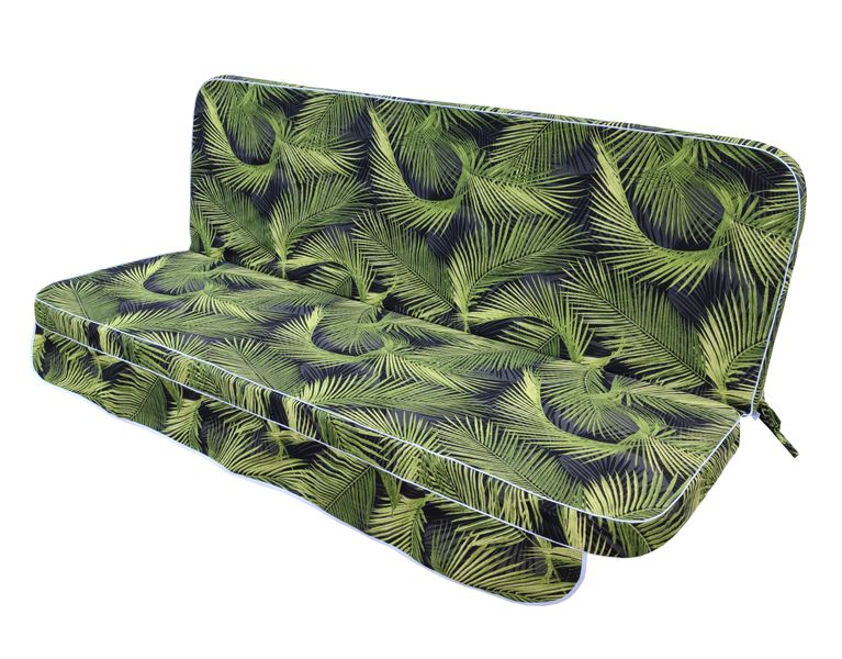 Комплект подушок для гойдалки eGarden KENTIA 170x110x6 зелений тент 120х200 5254 фото