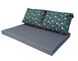 Комплект водоотталкивающих подушек для паллет-дивана eGarden WATERLILY 120x80x10/120x60x20 5207 фото 4