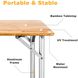 Раскладной стол KingCamp 4-Folding Bamboo Table S(KC3955) BAMBOO COLOR 11503 фото 3