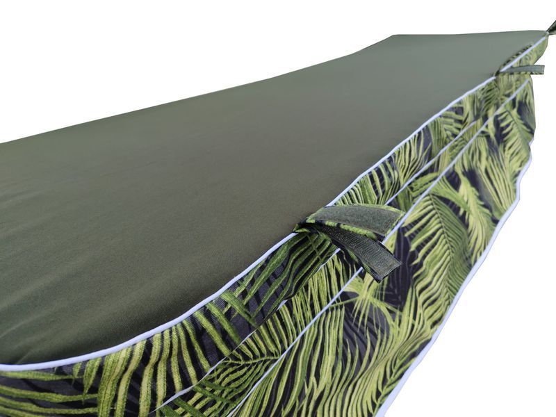 Комплект подушок для гойдалки eGarden KENTIA 170x110x6 зелений тент 120х200 5255 фото