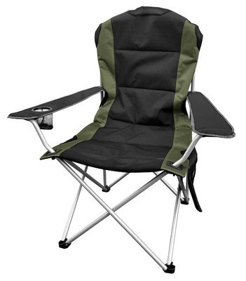 Портативное кресло Time Eco ТЕ-15 SD, черно-зеленое 5268548552428 фото