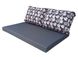 Комплект водовідштовхуючих подушок для палет-дивана eGarden PEACH BLOSSOM 120x80x10/120x60x20 5203 фото 3