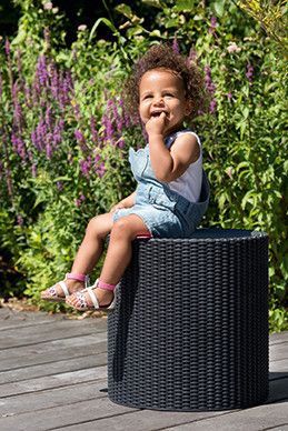 Стіл-бар Keter COOL STOOL, пластик, антрацит 2149671133 фото