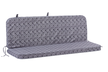 Матрас для качелей eGarden Victoria 170x110x8 ткань с тефлоновым покрытием Ротанг cерый 6190 фото