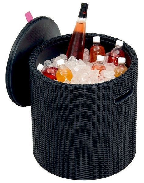 Стіл-бар Keter COOL STOOL, пластик, антрацит 2149671133 фото