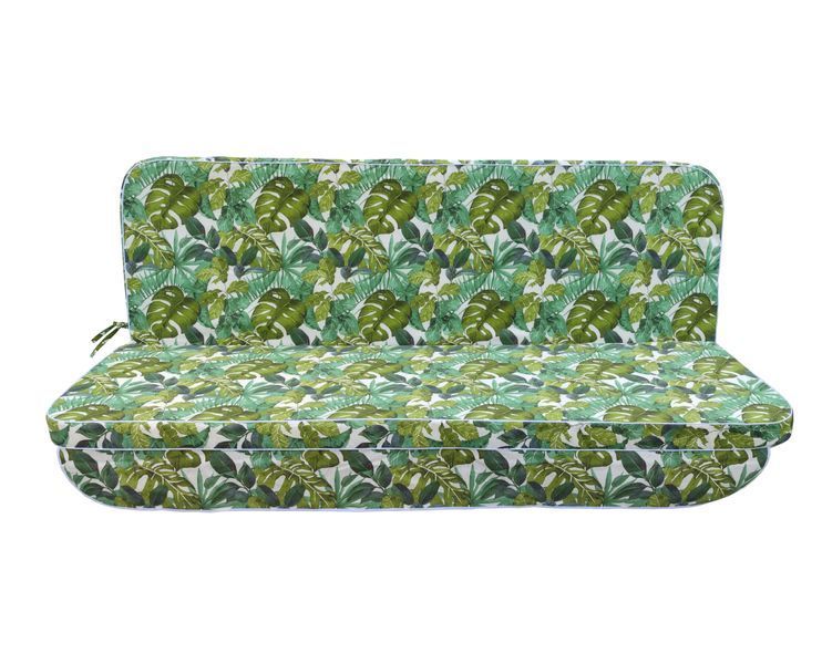 Комплект подушок для гойдалки eGarden ONA VERDE 170x110x6 темно-зелений тент 120х200 5256 фото