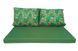Комплект водоотталкивающих подушек для паллет-дивана eGarden RED SALVIA 120x80x10/120x60x20 5204 фото 2