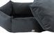 Лежак для собаки eGarden Hexasoft Nest D55 велюр volcanic ash антрацит 6027 фото 2