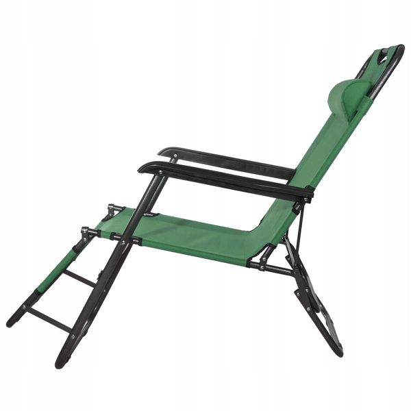 Шезлонг (крісло-лежак) для пляжу, тераси та саду Springos Zero Gravity GC0005 2829 фото