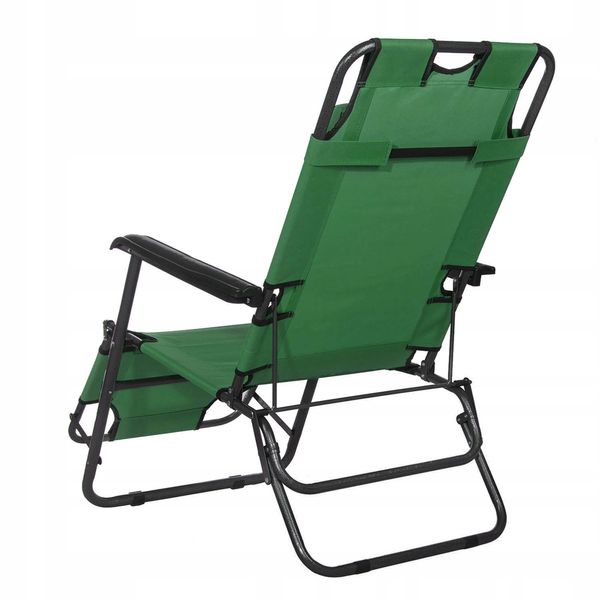 Шезлонг (крісло-лежак) для пляжу, тераси та саду Springos Zero Gravity GC0005 2829 фото