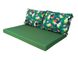 Комплект водоотталкивающих подушек для паллет-дивана eGarden TOUCAN GREEN 120x80x10/120x60x20 5205 фото 3