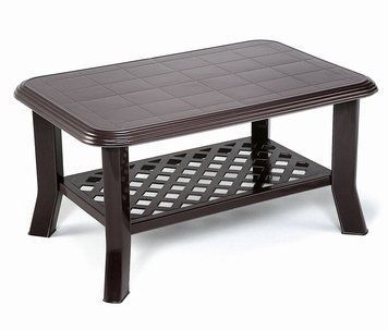 Стол Progarden NISO 90x60x46 коричневый 30003503 фото