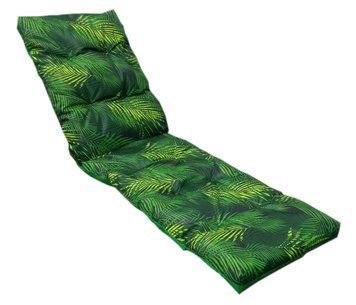 Матрас для шезлонга водоотталкивающий eGarden TROPIC 195x58x8 стеганый 5308 фото