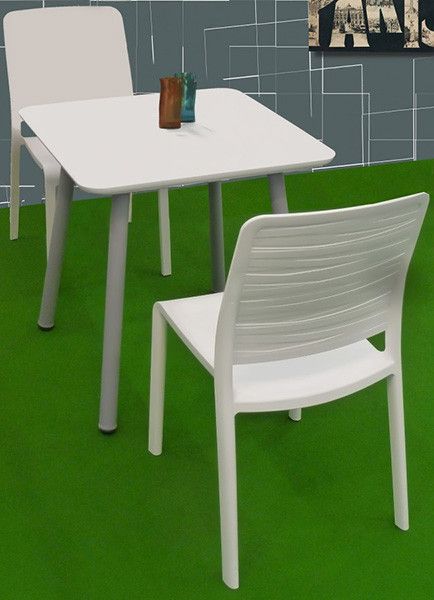 Стілець садовий пластиковий Keter Charlotte Deco Chair, білий 894913449 фото