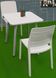 Стілець садовий пластиковий Keter Charlotte Deco Chair, білий 894913449 фото 3