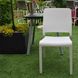 Стілець садовий пластиковий Keter Charlotte Deco Chair, білий 894913449 фото 4