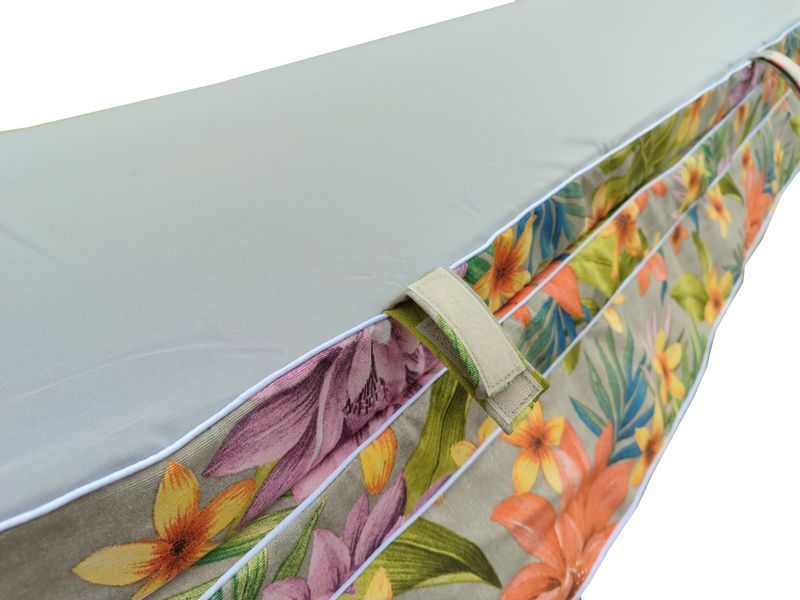 Комплект подушок для гойдалки eGarden CARIOCA VERDE 170x110x6 зелений тент 120х200 5247 фото