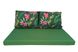 Комплект водоотталкивающих подушек для паллет-дивана eGarden TROPICAL FLOWERS 120x80x10/120x60x20 5206 фото 2