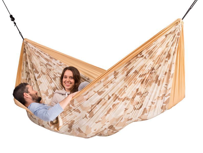 Двухместный туристичский гамак La Siesta Colibri Camo CLH20-C6 sahara 7948 фото