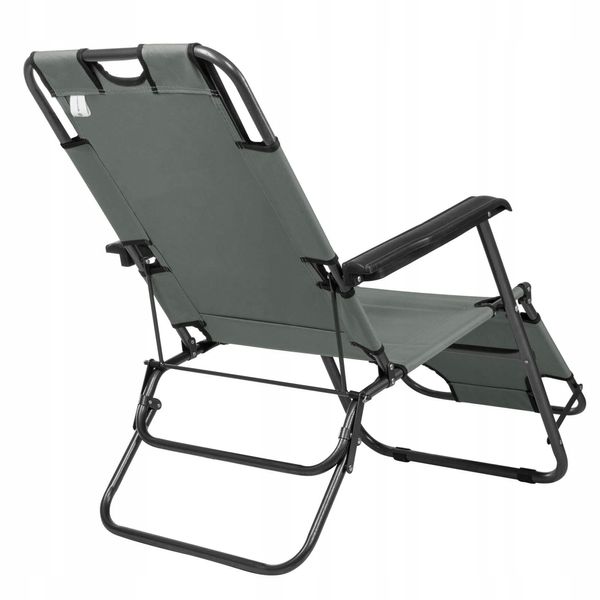 Шезлонг (крісло-лежак) для пляжу, тераси та саду Springos Zero Gravity GC0030 2833 фото