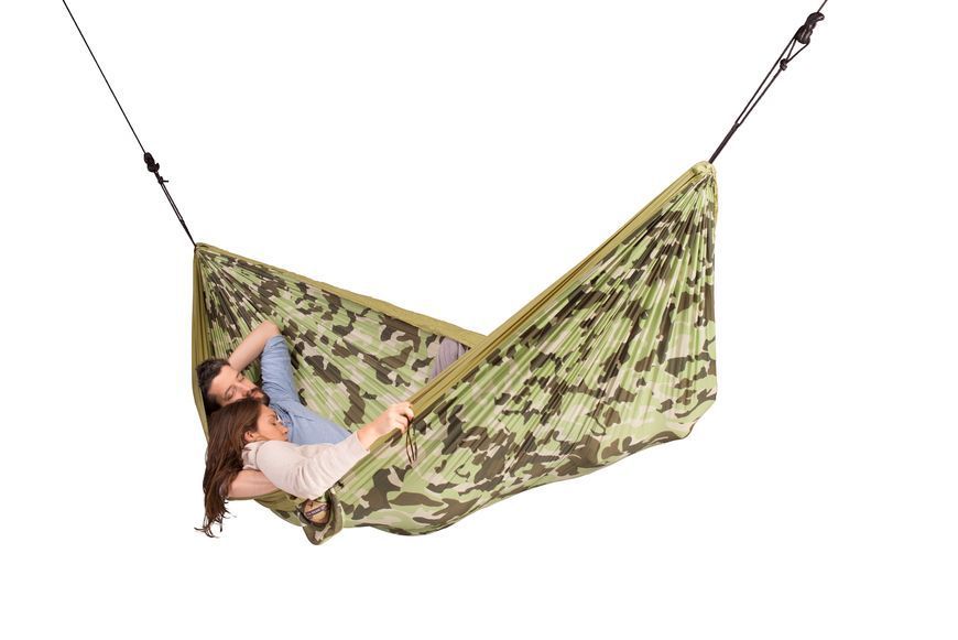 Двомісний туристичний гамак La Siesta Colibri Camo CLH20-C4 forest 7948 фото