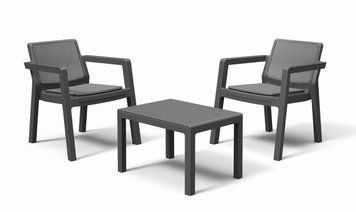 Набор мебели Keter Emily Balcony set с подушками, графит 1853990498 фото