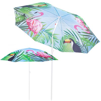 Пляжна парасоля Springos 180 см з регульованою висотою та нахилом BU0021 BU0021 фото
