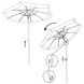 Пляжна парасоля Springos 180 см з регульованою висотою та нахилом BU0021 3639 фото 7