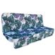 Комплект подушок для гойдалки eGarden Orchid 170x110x6 зелений тент 120x200 5041 фото 3