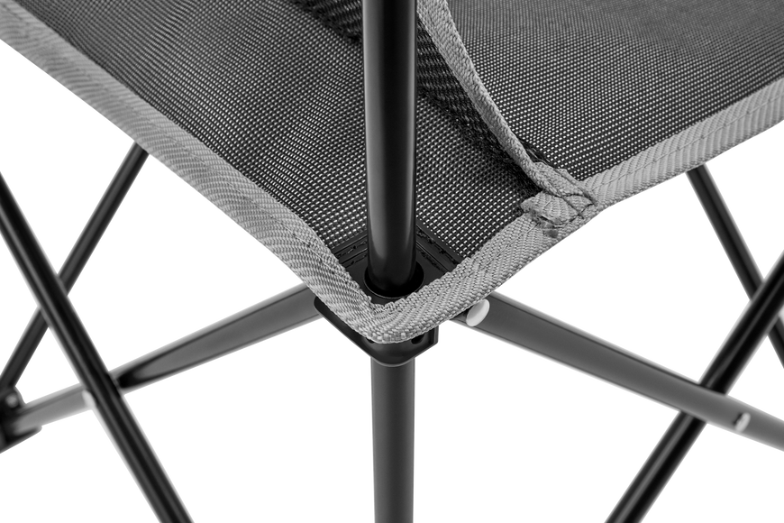 Складане крісло KingCamp Compact Chair in Steel M (KC3832) BLACKGREYCHECK 15413 фото