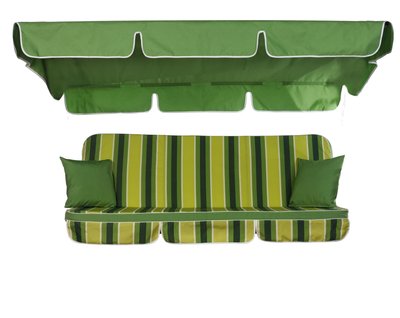 Комплект подушок для гойдалки Ost-Fran KING 170x106x6 см, тканина 2506/2414 3078 фото