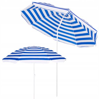 Пляжна парасолька з регульованою висотою та нахилом Springos 180 см BU0008 BU0008 фото