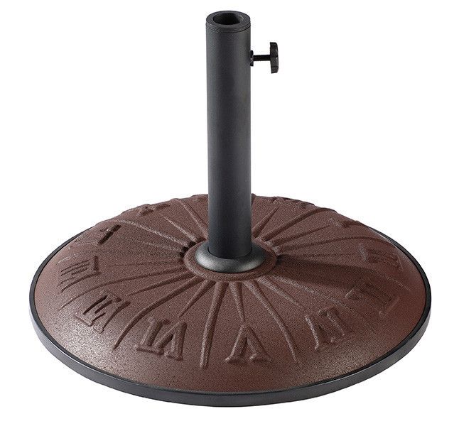 Подставка для зонта Time Eco TE-H1-15 бетонная круглая коричневая, 15 кг 894914787 фото