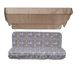 Комплект подушок для гойдалки eGarden Ceramica 170x110x6 кавовий тент 120x200 5044 фото 1