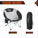 Раскладное кресло KingCamp Moon Camping Chair with Cooler (KC3989) Black/grey KC3989 фото 6