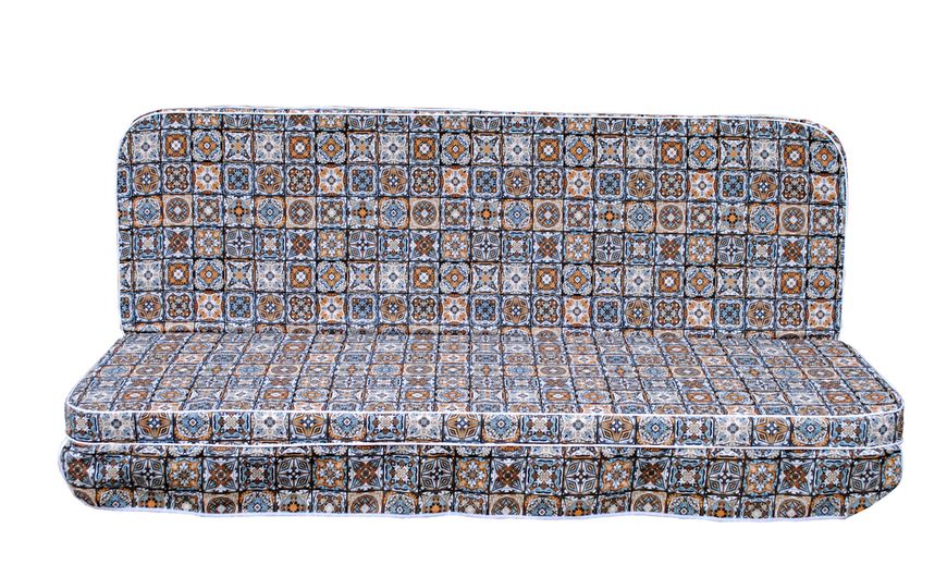Комплект подушок для гойдалки eGarden Ceramica 170x110x6 кавовий тент 120x200 5044 фото