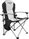 Складане крісло KingCamp Deluxe Steel Arm Chair(KC3987) BLACK/MEDIUM GREY 14474 фото 1