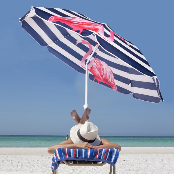Пляжна парасоля Springos 180 см з регульованою висотою та нахилом BU0019 3644 фото